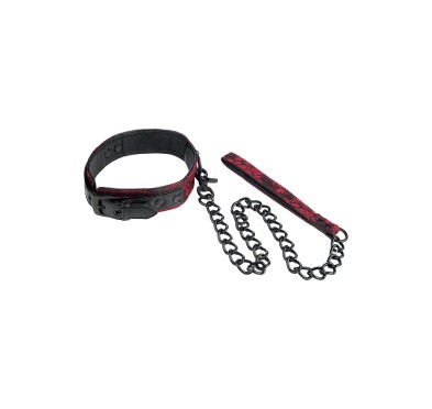 Wiązania-SCANDAL COLLAR WITH LEASH